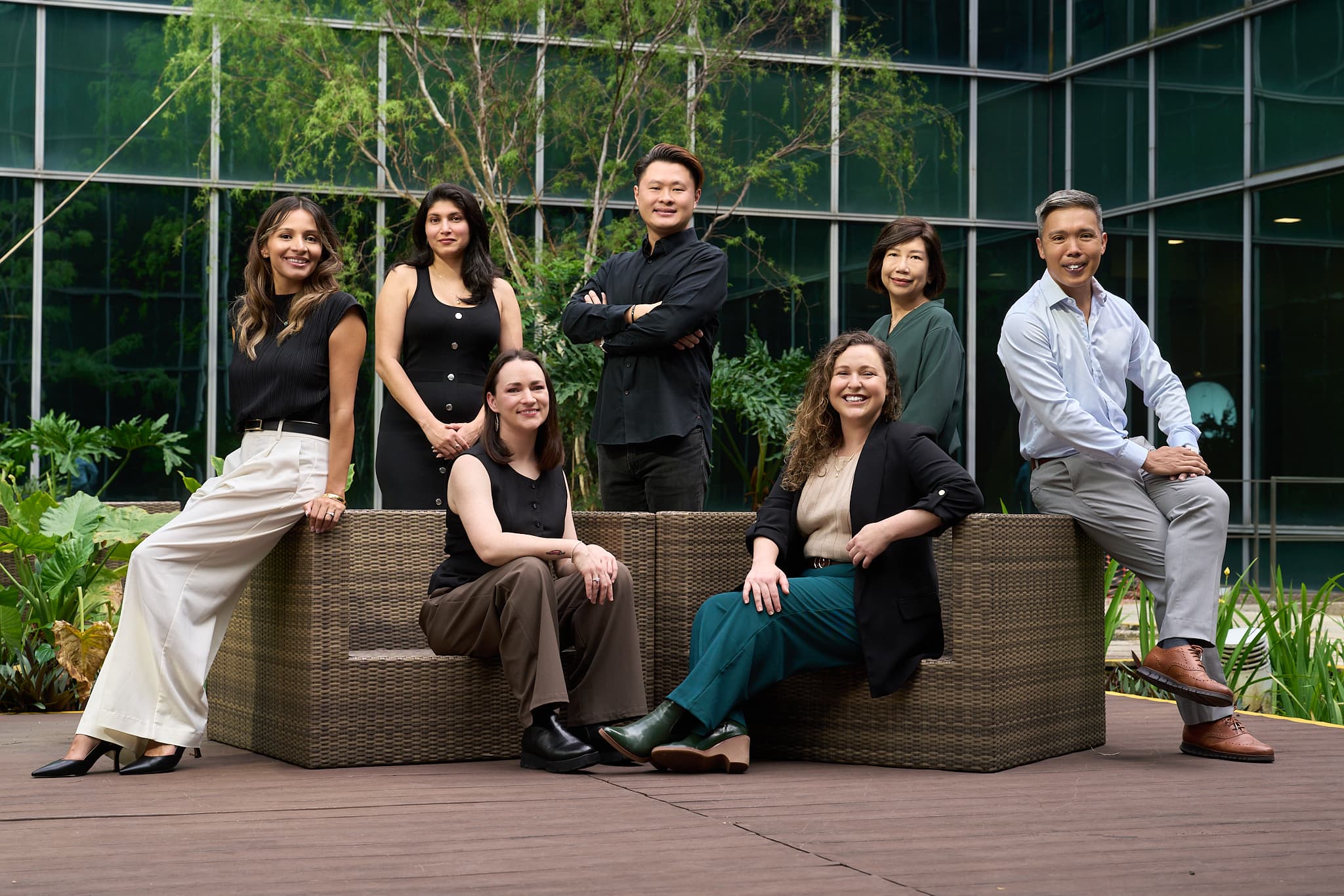 The Fractional Directory team outside their office
